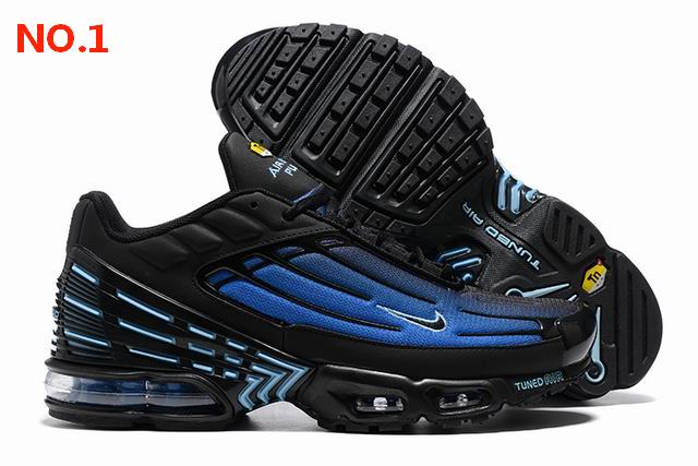 Nike Air Max Plus 3 Mens Shoes Black Blue;
